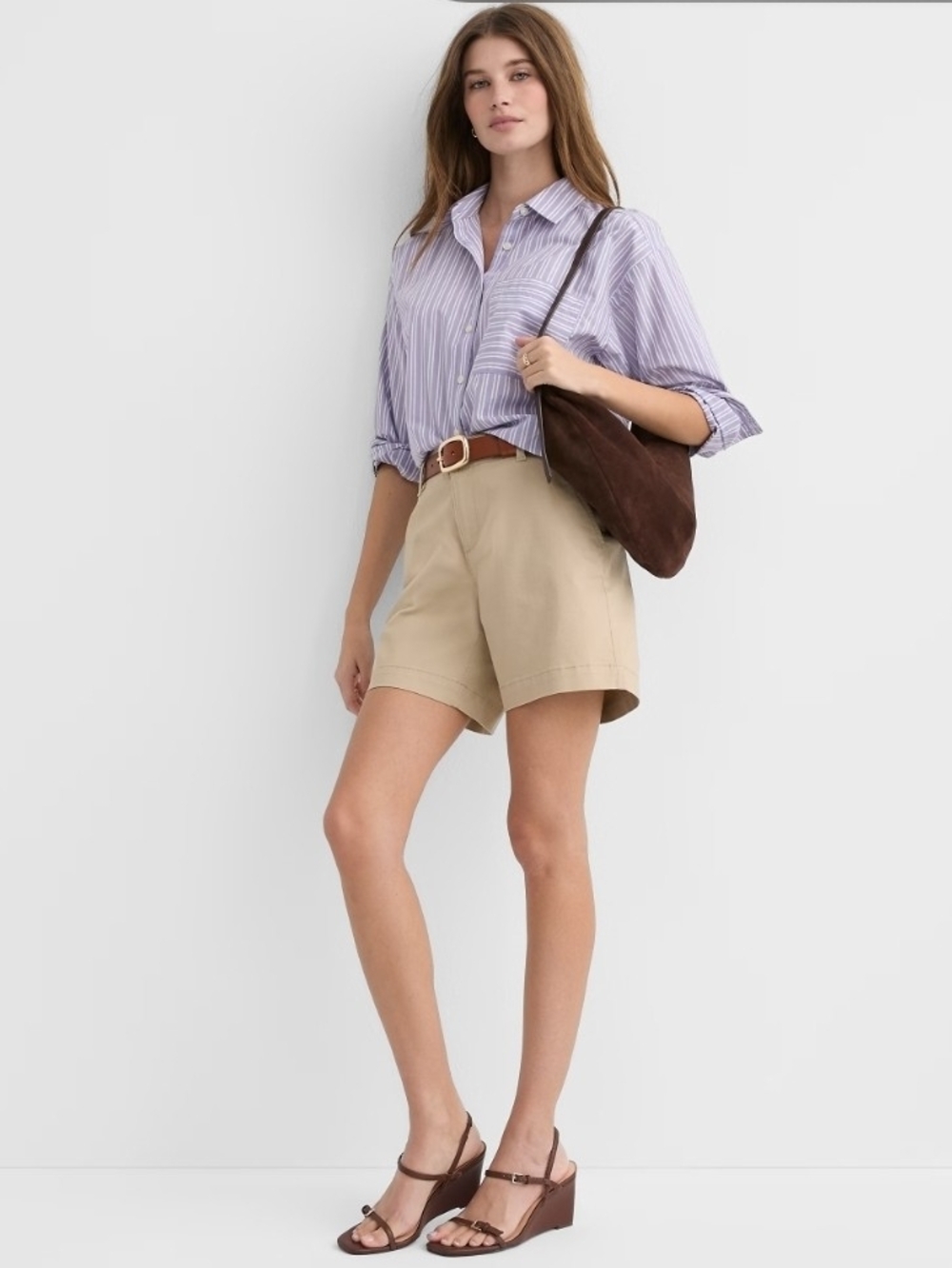 LOFT Monroe 6" Chino Shorts
